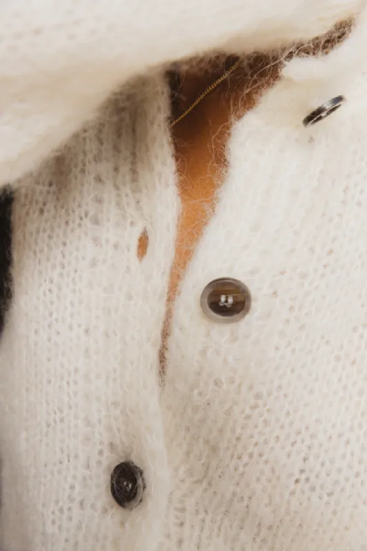 Ecru Nolan cardigan sold by Balzac Paris