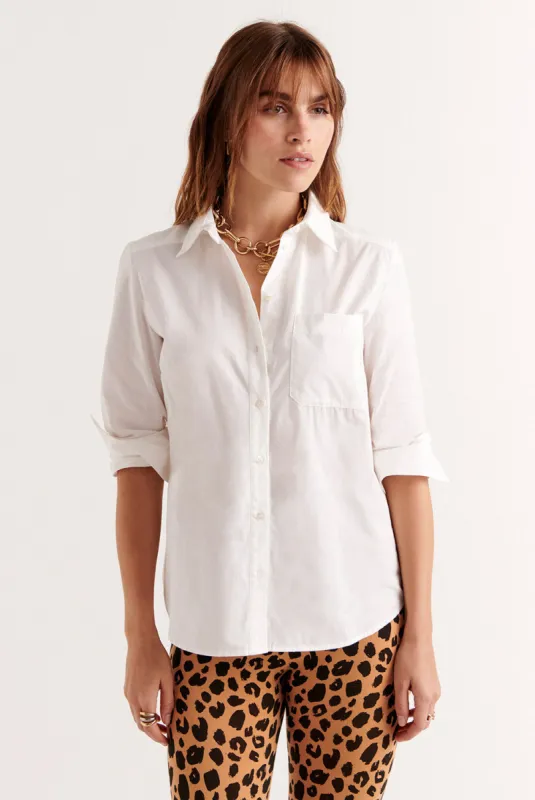 White Ulysse shirt sold by Balzac Paris