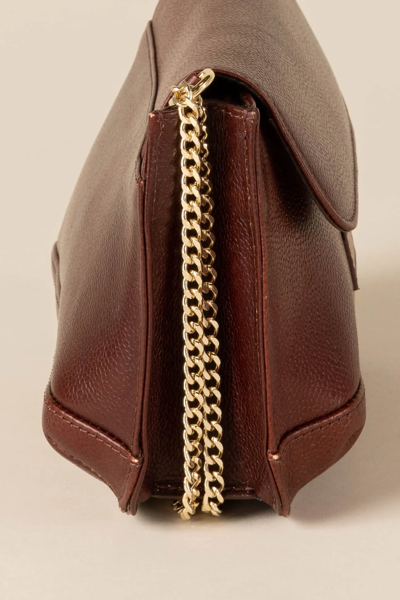 Cognac caviar embossed Poetry bag sold by Balzac Paris product image thumbnail 2