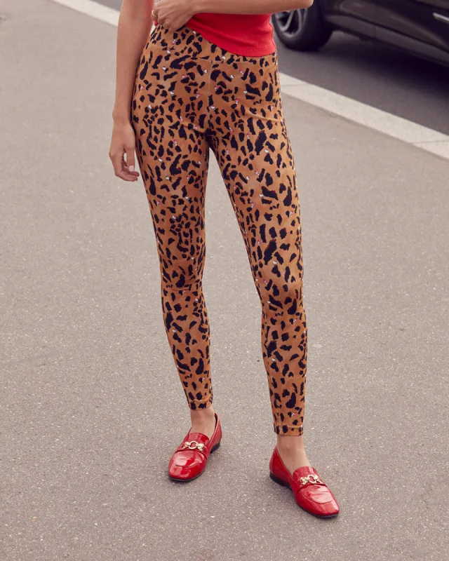 Calm leggings Leo print Hello Kitty x My Melody sold by Balzac Paris