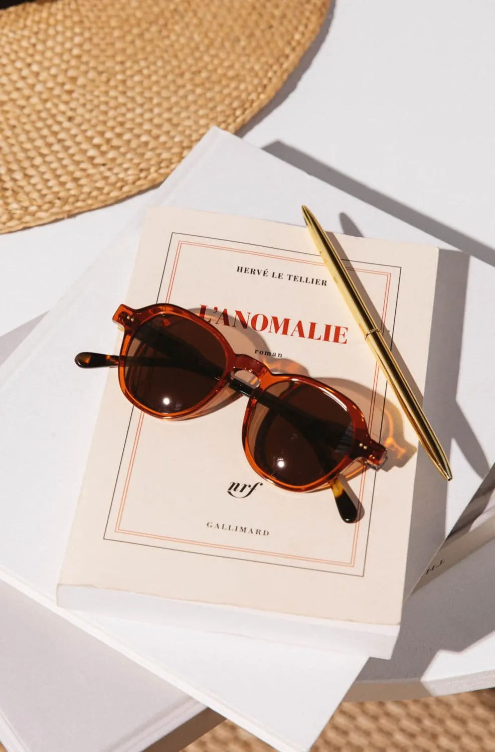 Jacques orange and tortoise sunglasses sold by Balzac Paris product image thumbnail 4