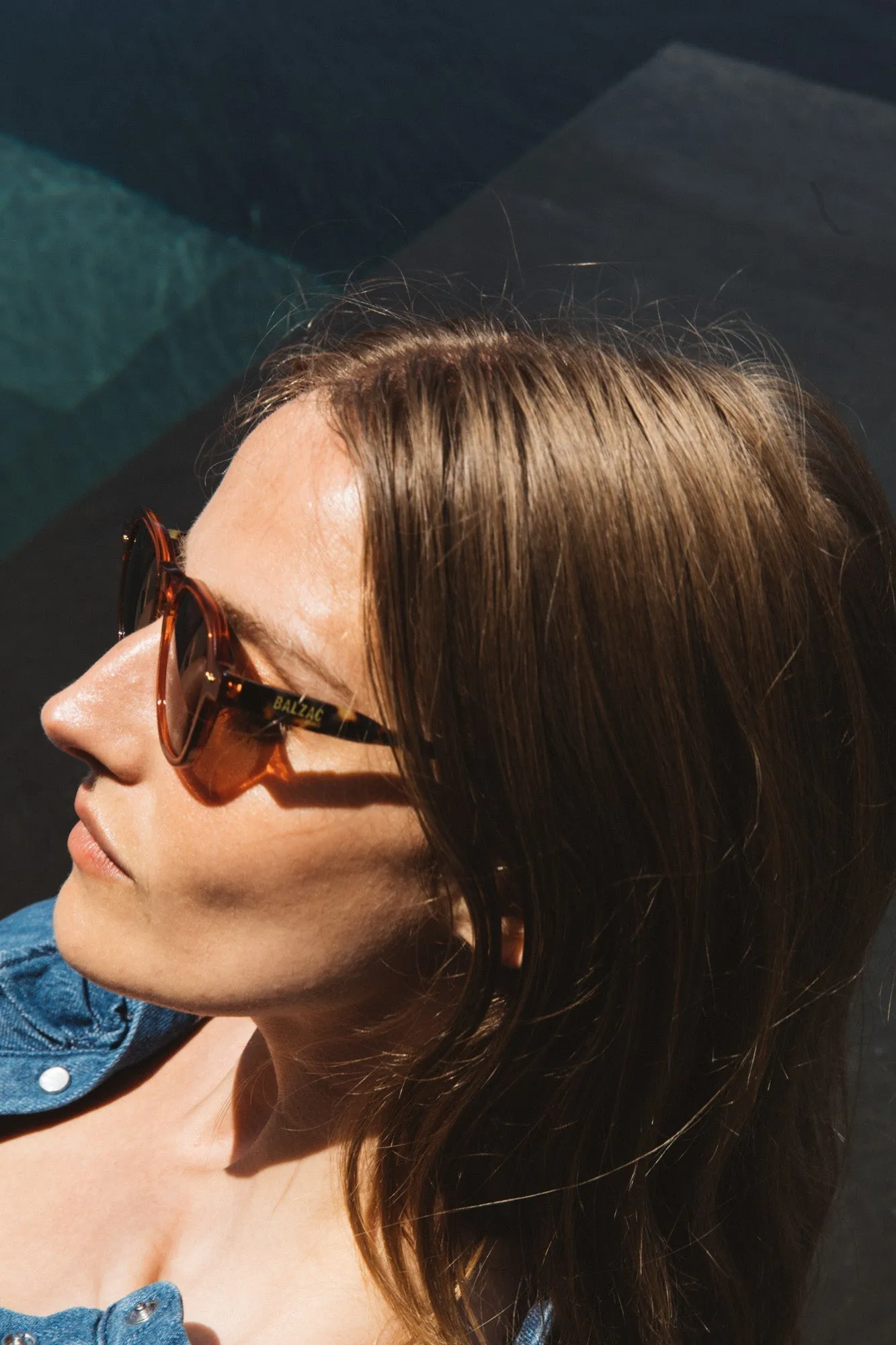 Jacques orange and tortoise sunglasses sold by Balzac Paris product image thumbnail 3