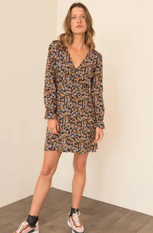 Floral print Bérengère dress sold by Balzac Paris