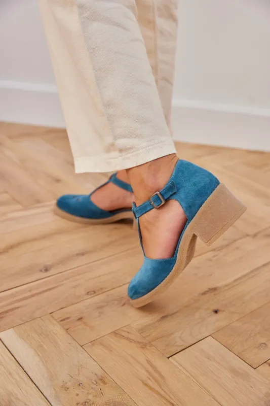 Blue Rosie sandals sold by Balzac Paris