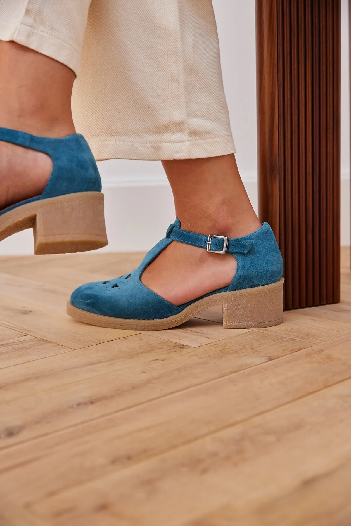 Blue Rosie sandals sold by Balzac Paris product image thumbnail 2