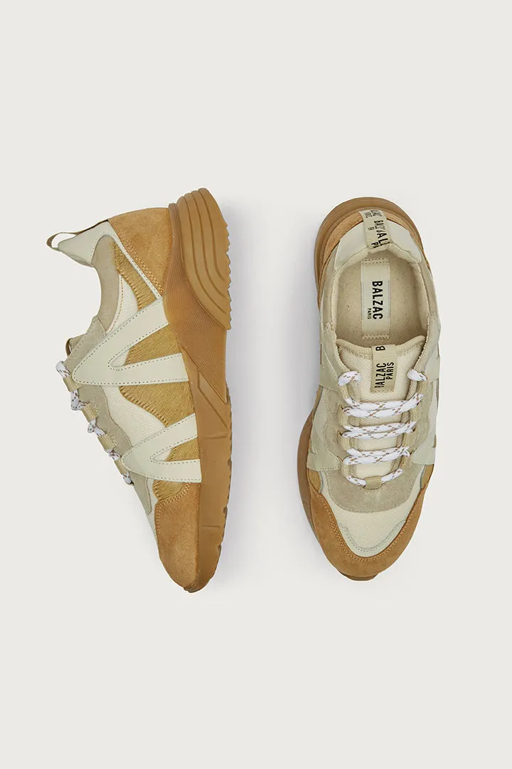 Ecru Astor sneakers sold by Balzac Paris product image thumbnail 2