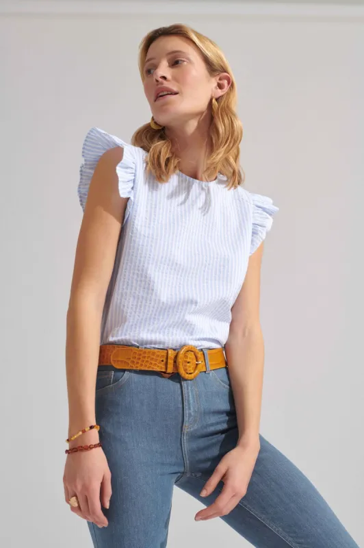 Chiara striped blouse sold by Balzac Paris