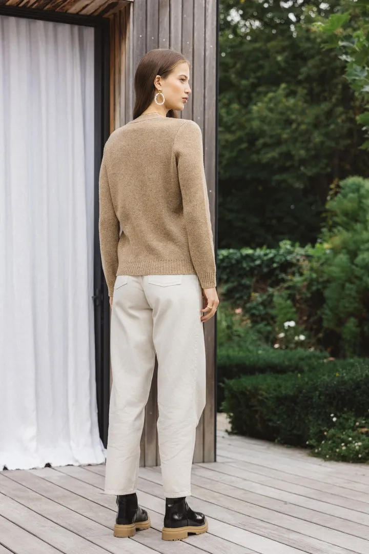 Hilda beige cardigan sold by Balzac Paris product image thumbnail 5