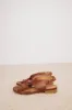 Camel Myriam crossed sandals sold by Balzac Paris