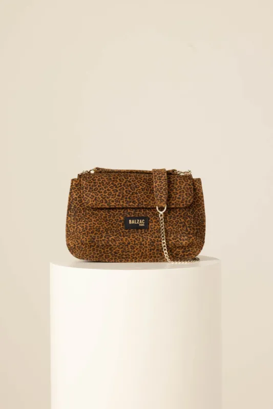 Leopard Poetry bag made by Balzac Paris