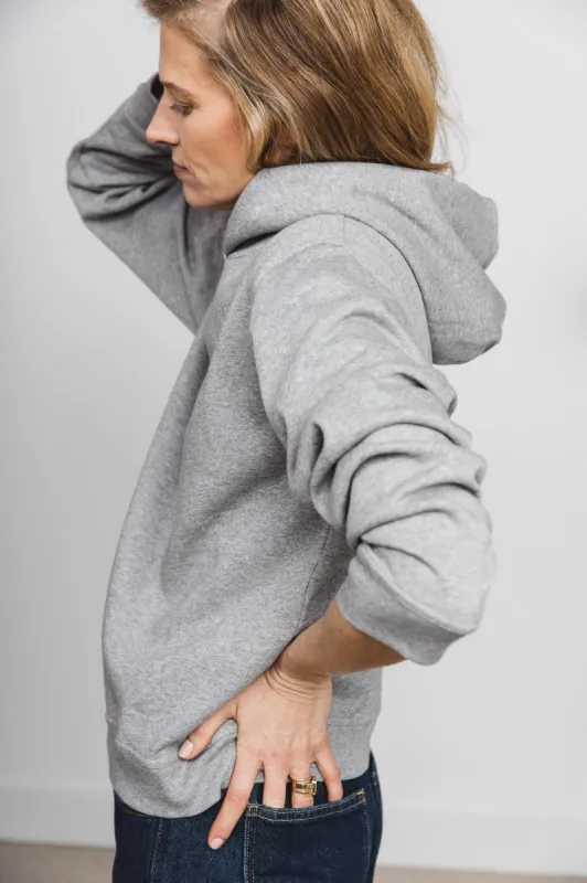 Light gray Piper sweatshirt made by Balzac Paris