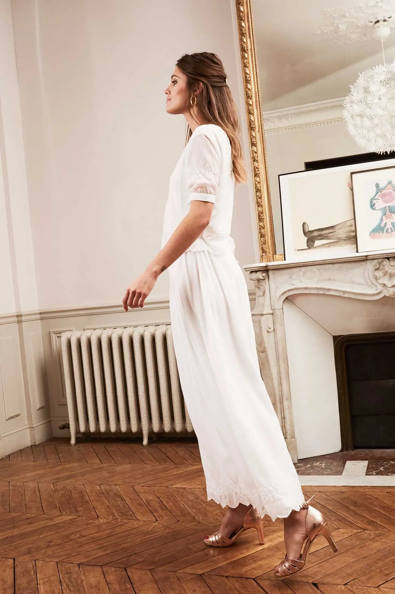 Metallic pink Frances sandals sold by Balzac Paris product image thumbnail 5