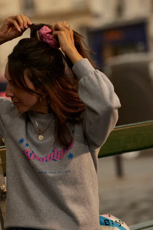 Antwerp Bisouland gray sweatshirt made by Balzac Paris