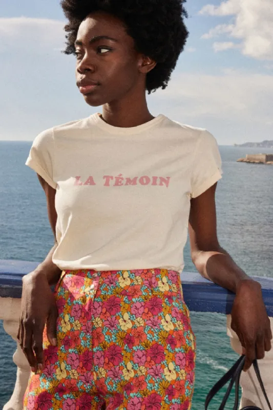 The Witness off-white t-shirt sold by Balzac Paris