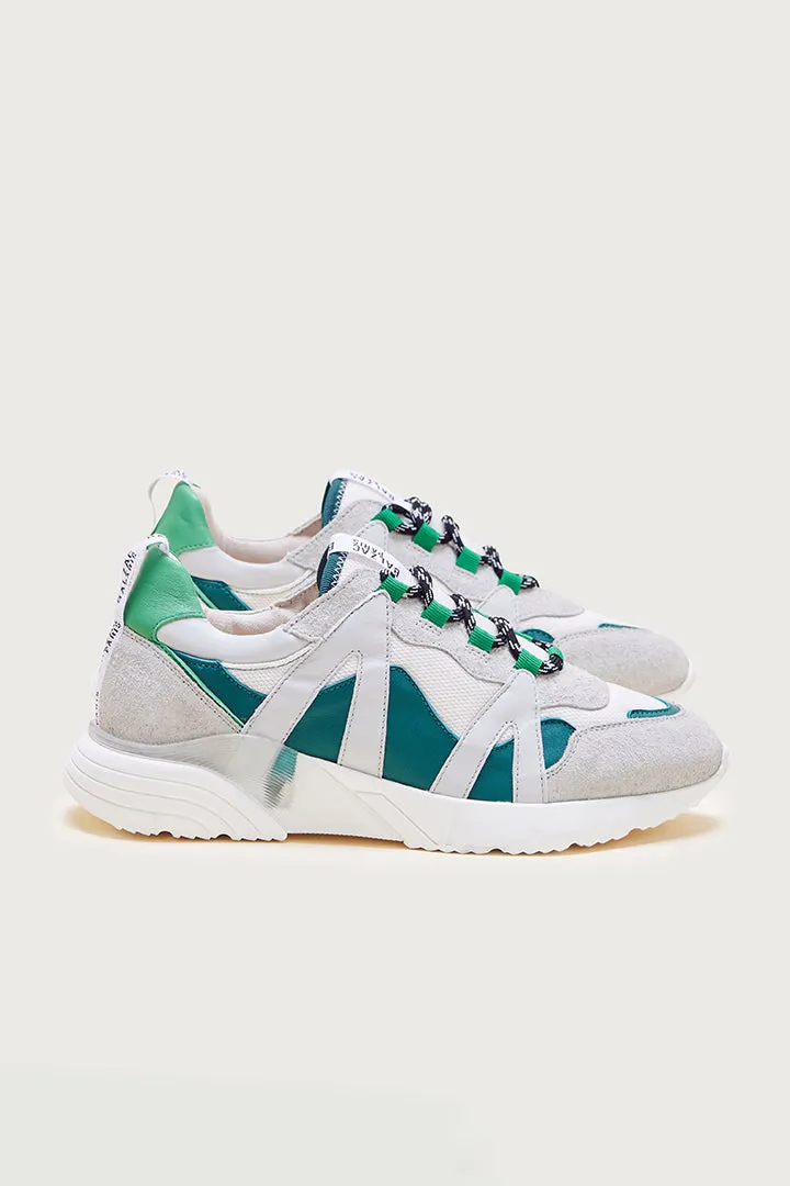 Green, white and gray Astor sneakers sold by Balzac Paris product image thumbnail 5