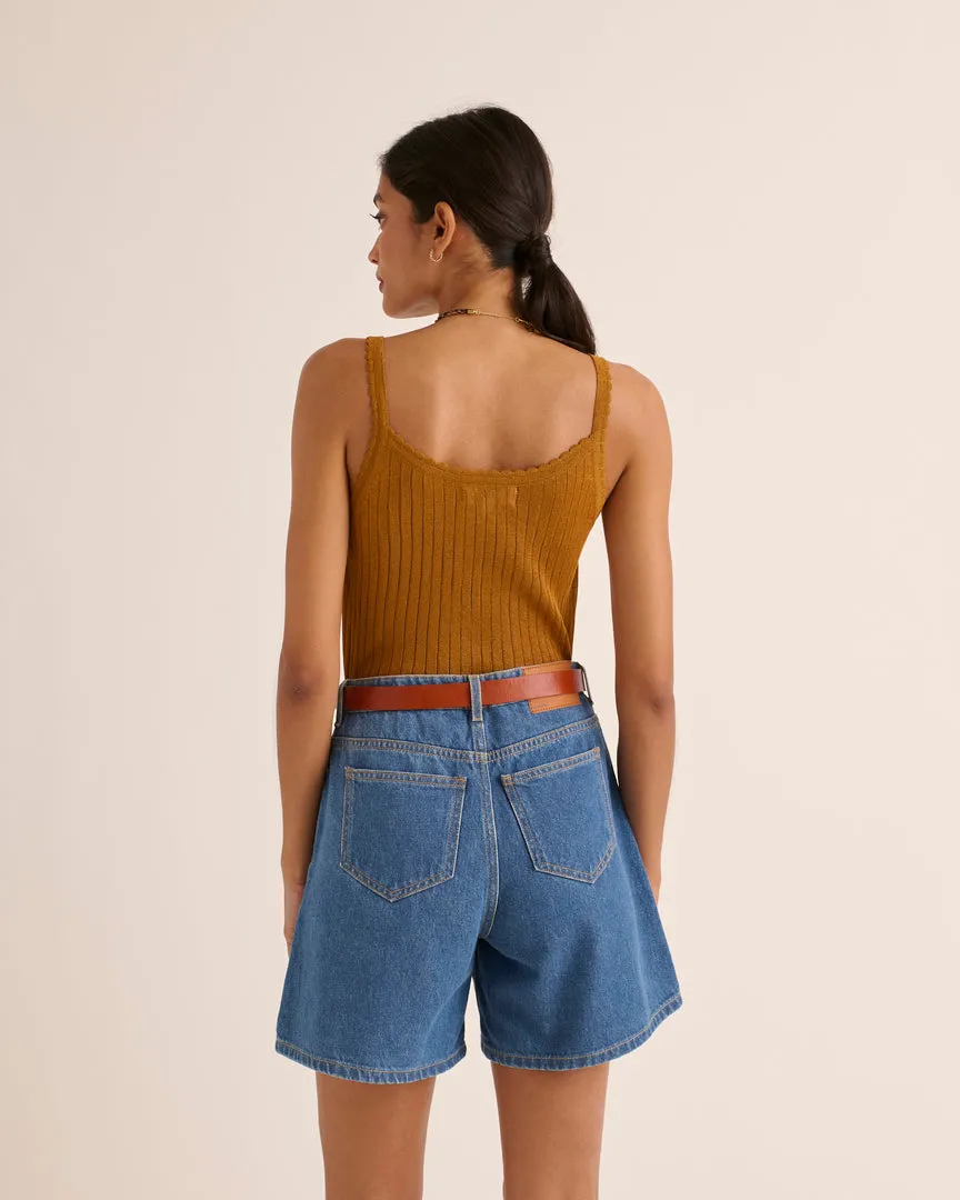 Ocher shell top sold by Balzac Paris product image thumbnail 3