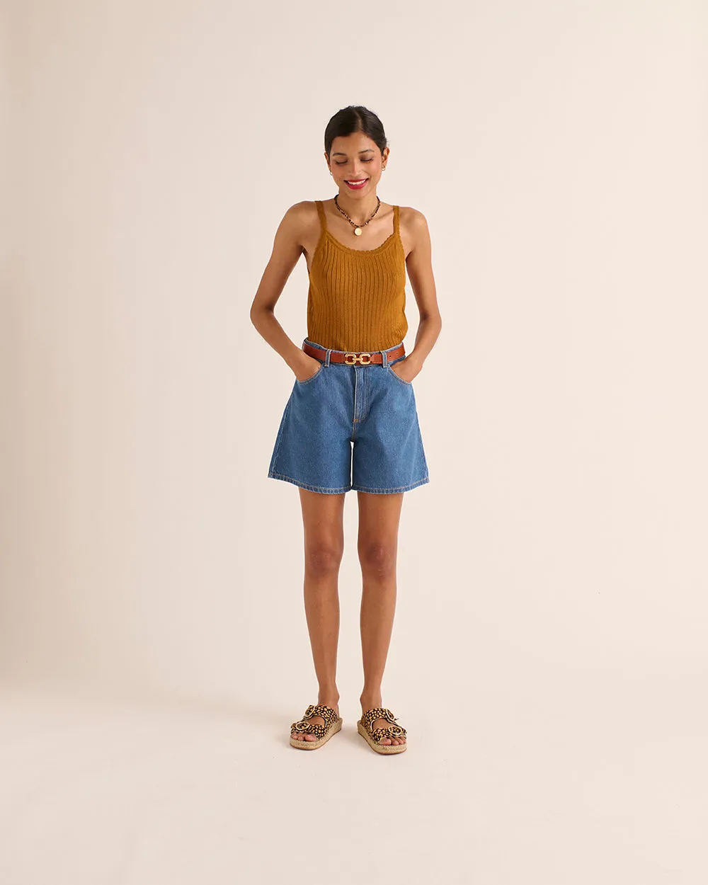 Ocher shell top sold by Balzac Paris product image thumbnail 2