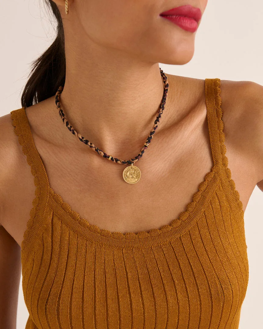 Ocher shell top sold by Balzac Paris product image thumbnail 5