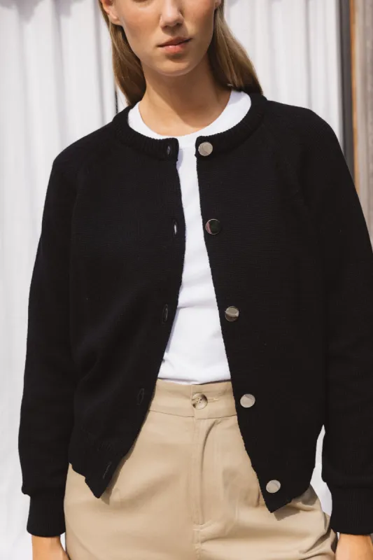bonte black cardigan sold by Balzac Paris