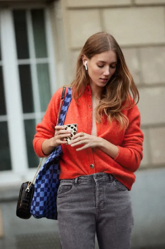 Always orange cardigan sold by Balzac Paris