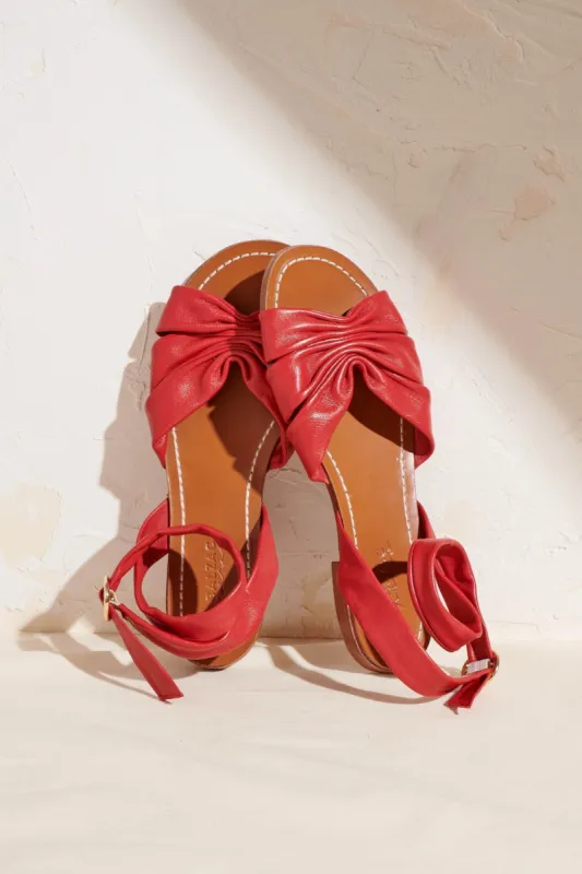 Red Lys sandals sold by Balzac Paris