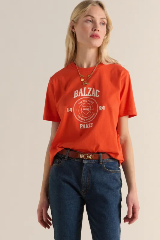 Bree BFF 2024 orange t-shirt sold by Balzac Paris