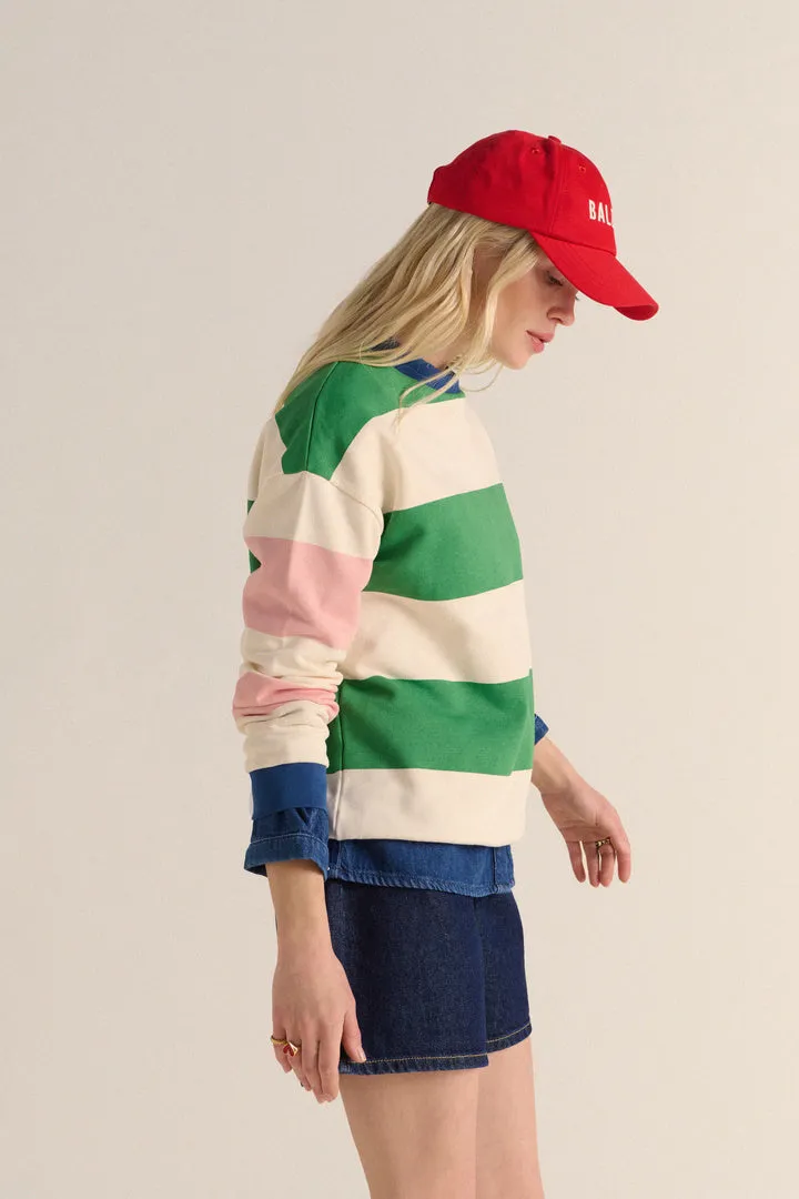 Striped multicolored Harlow sweatshirt sold by Balzac Paris product image thumbnail 5