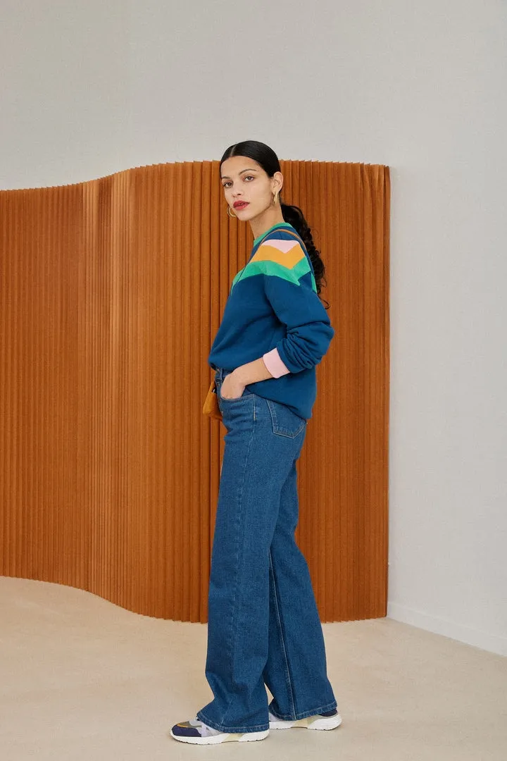 Rainbow Rain Sweatshirt sold by Balzac Paris product image thumbnail 3