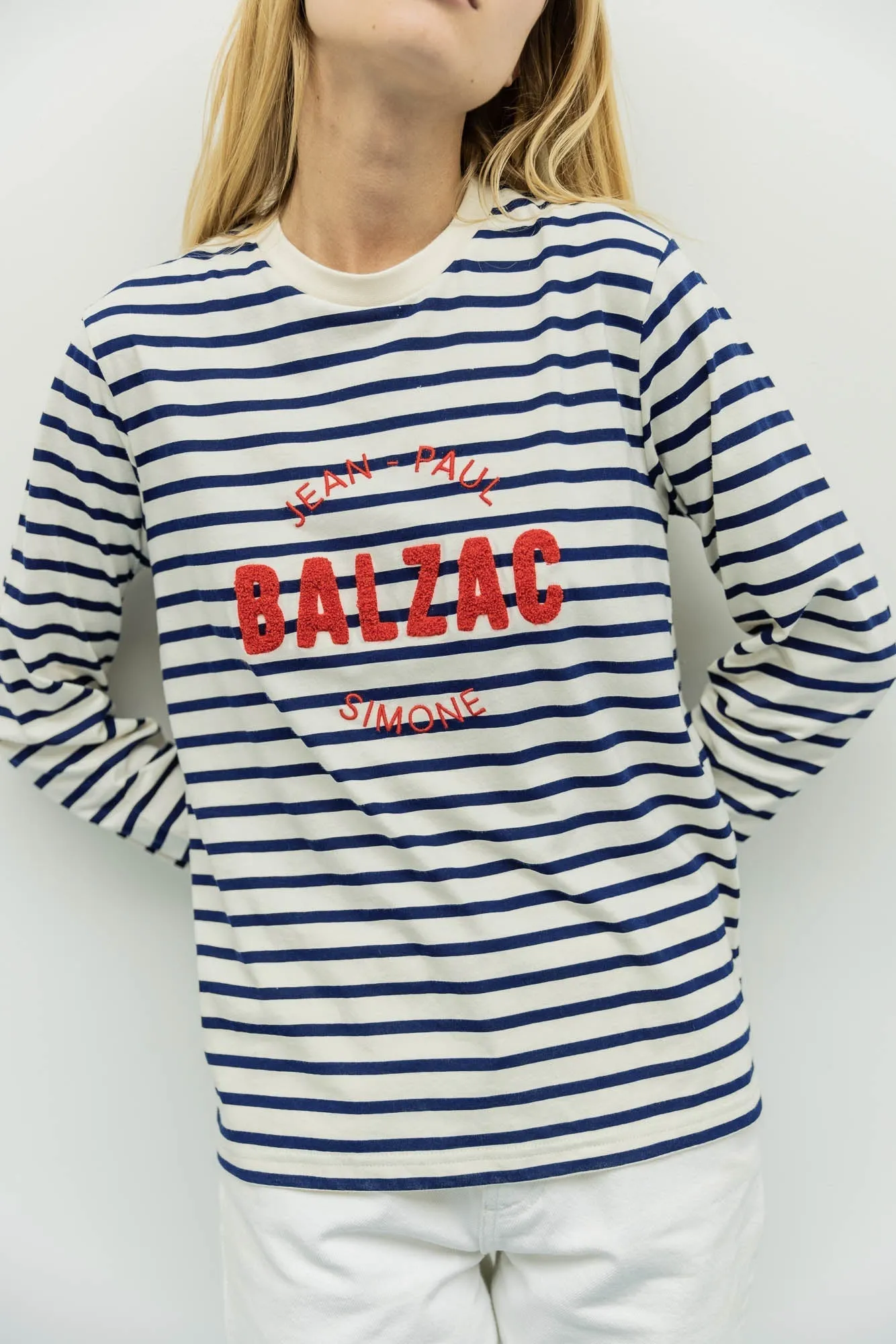 Striped Simone Literary Top sold by Balzac Paris product image thumbnail 4