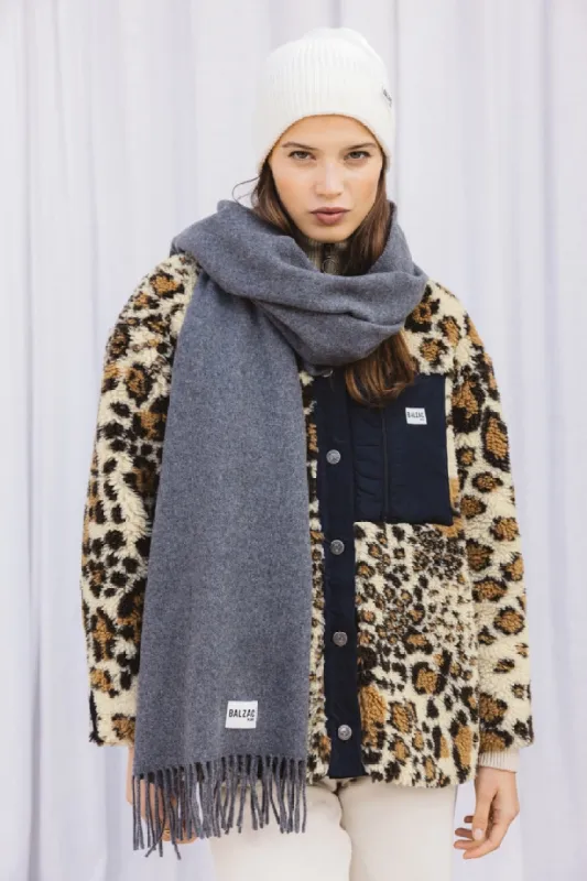 Gray Public scarf sold by Balzac Paris