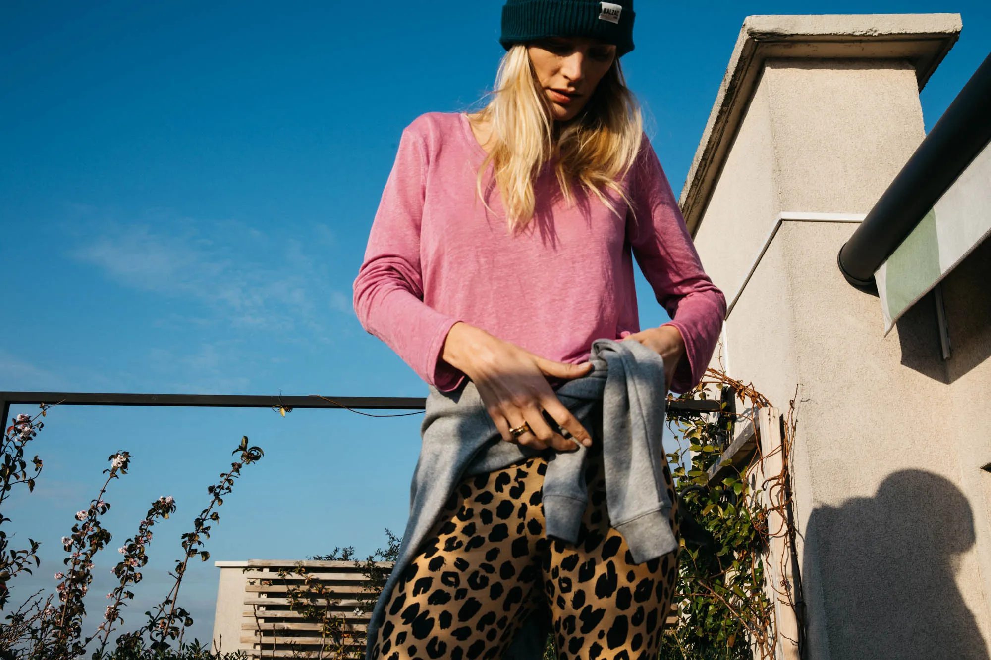 Orage pink linen T-shirt sold by Balzac Paris product image thumbnail 5