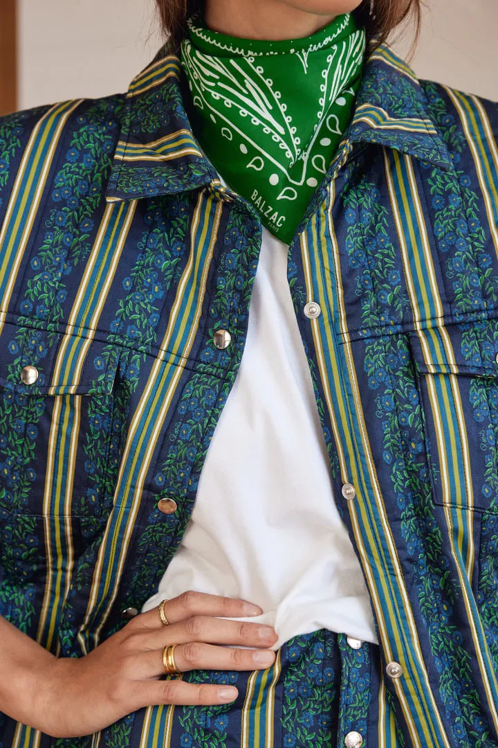 Green Paros scarf sold by Balzac Paris product image thumbnail 5