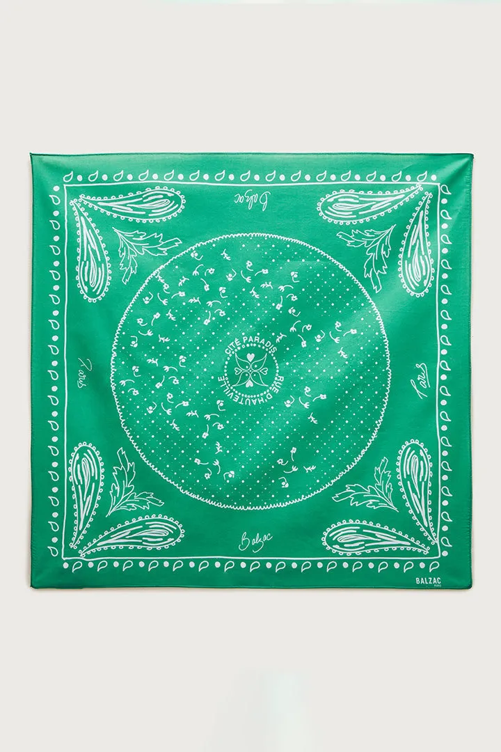 Green Paros scarf sold by Balzac Paris product image thumbnail 3