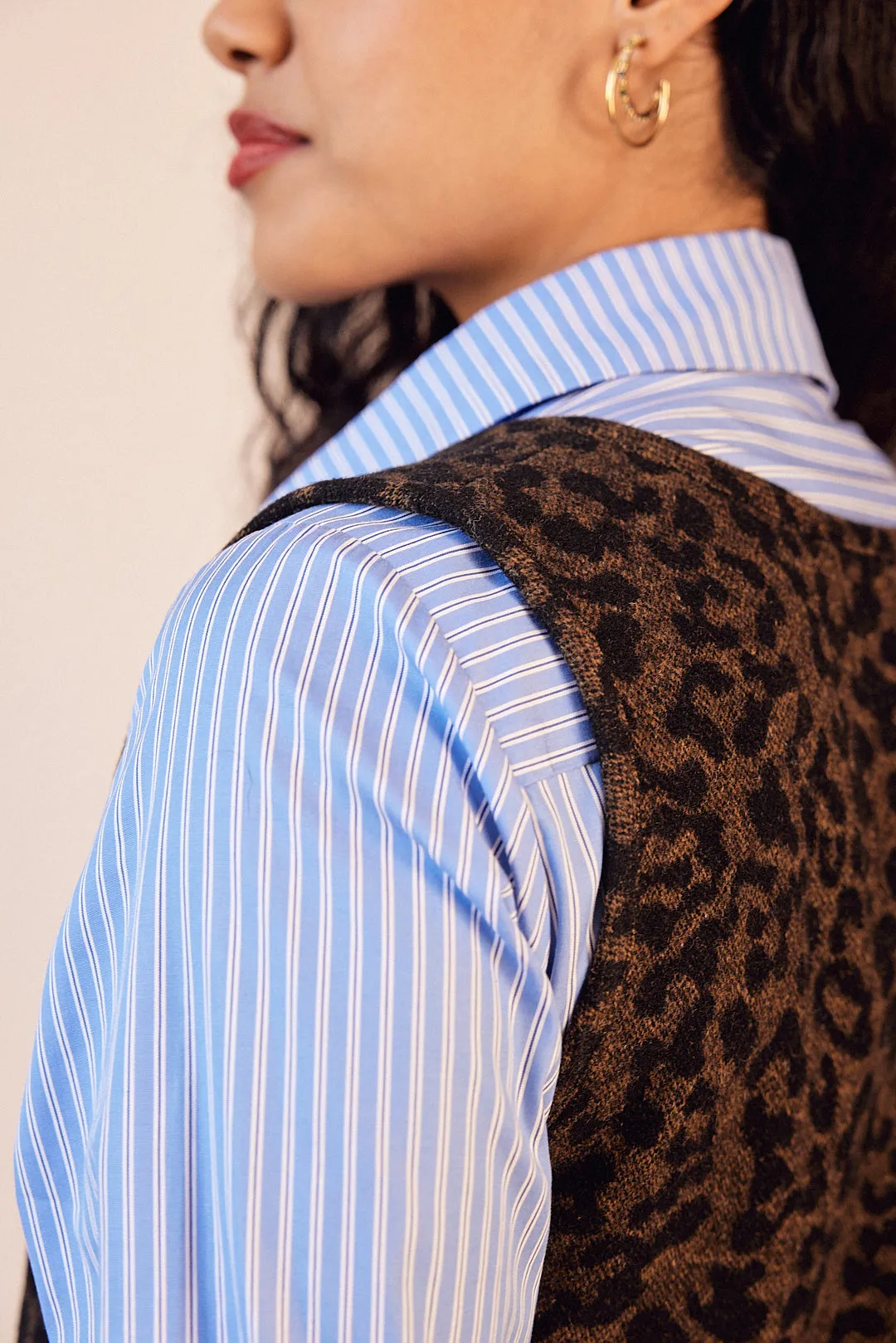 Marius leopard vest sold by Balzac Paris product image thumbnail 5
