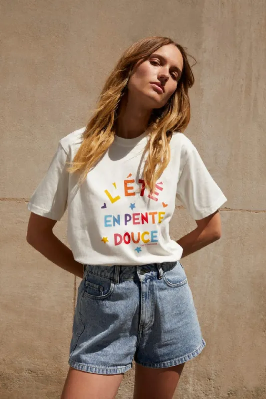 Bree T-shirt Multicolored Gently Sloping Summer made by Balzac Paris