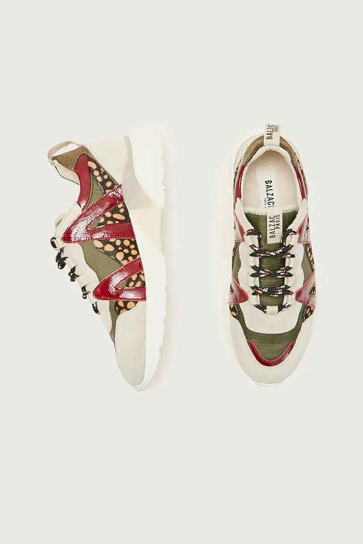 Astor pony bambi and khaki sneakers sold by Balzac Paris product image thumbnail 5