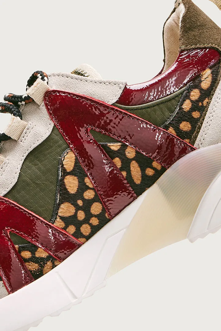 Astor pony bambi and khaki sneakers sold by Balzac Paris product image thumbnail 3