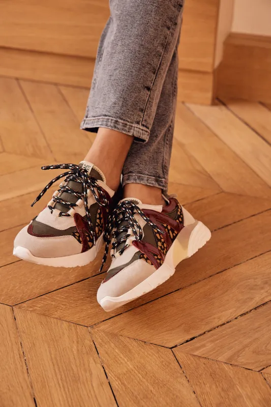 Astor pony bambi and khaki sneakers sold by Balzac Paris