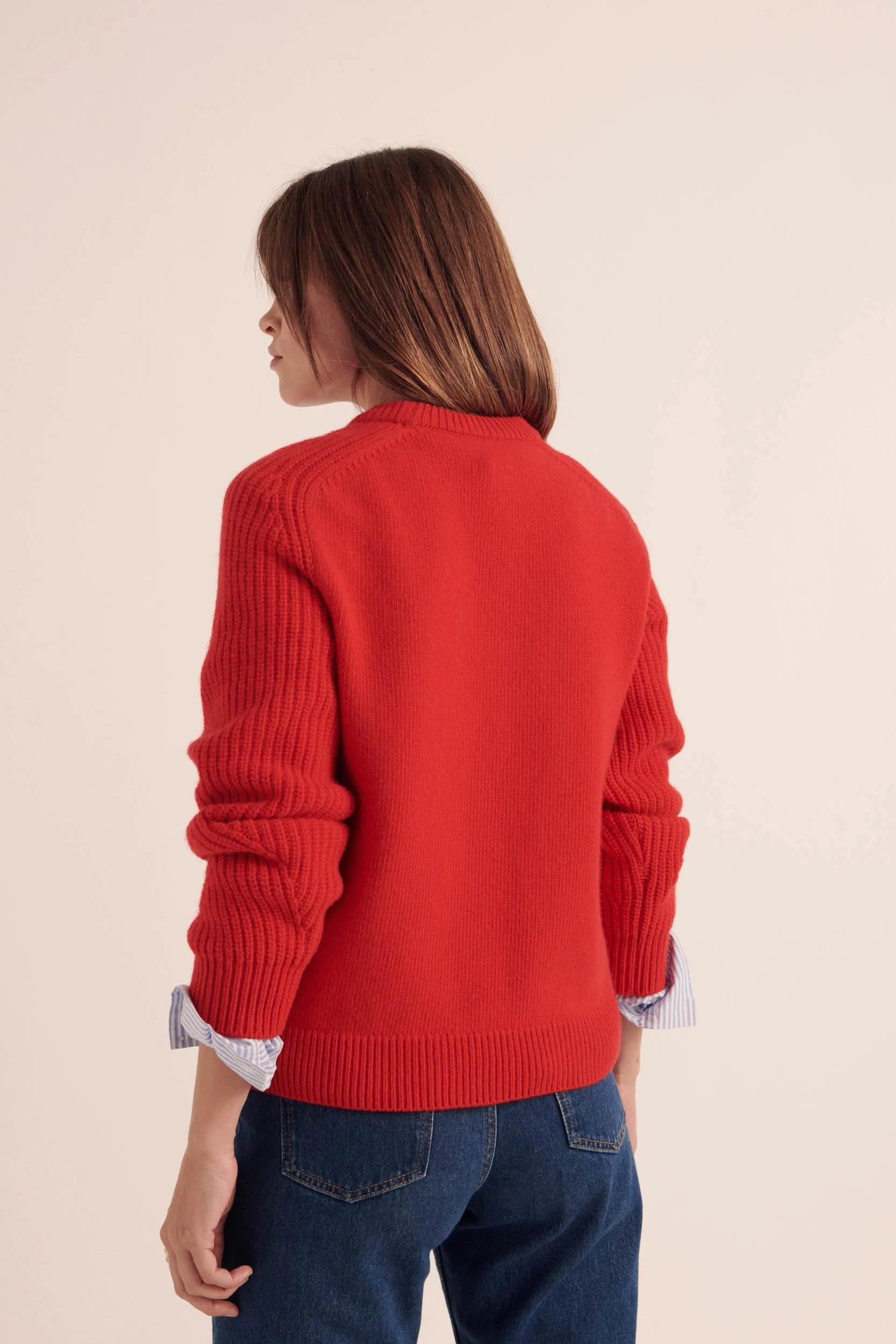 Barbour x BP Red Doug Sweater sold by Balzac Paris product image thumbnail 5
