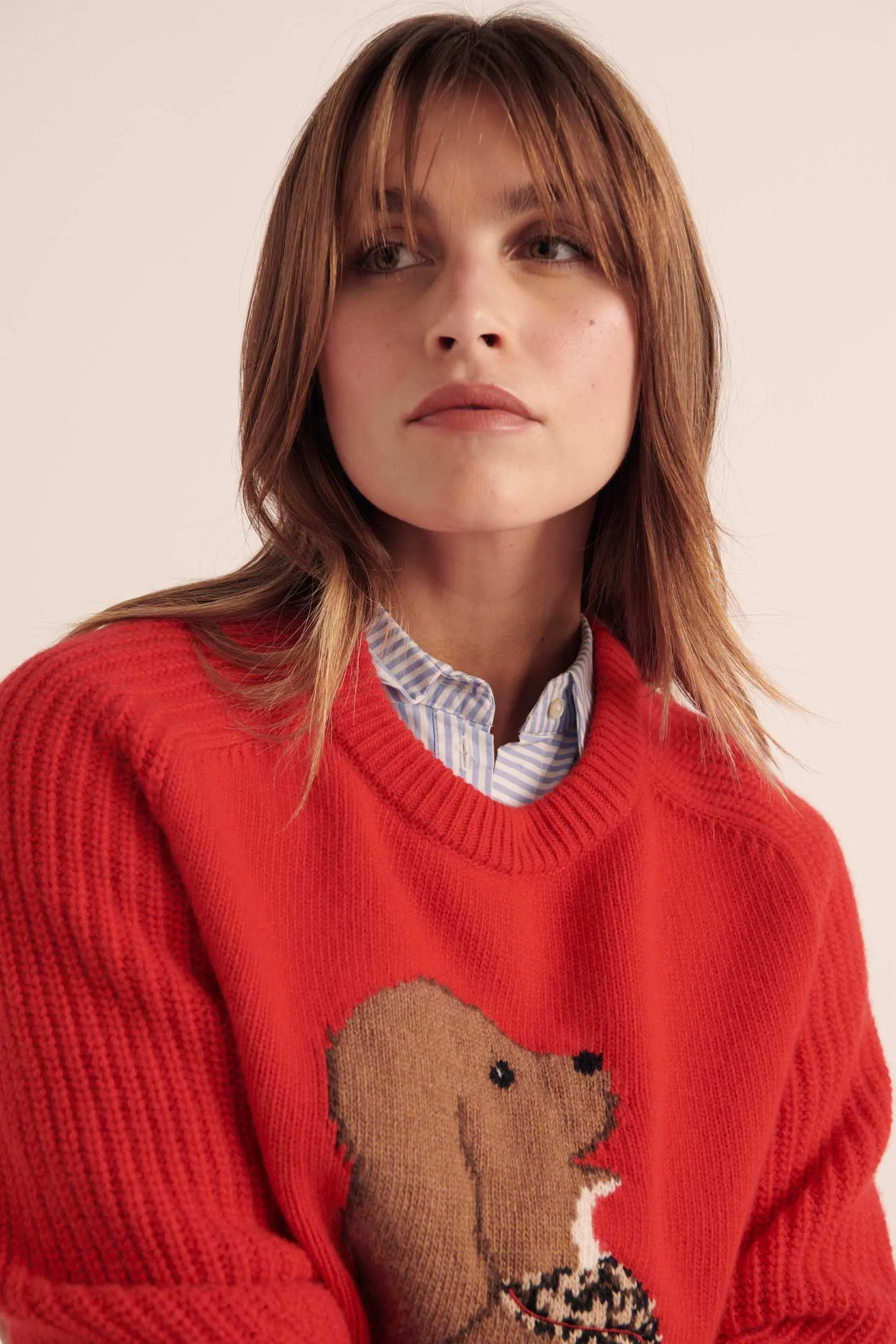 Barbour x BP Red Doug Sweater sold by Balzac Paris product image thumbnail 4