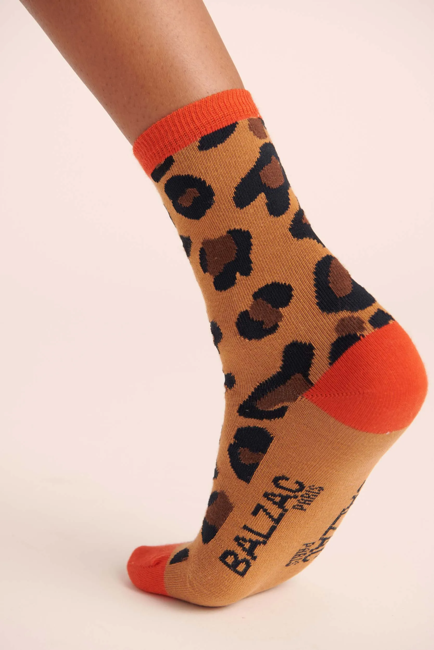 Orange Leo Socks sold by Balzac Paris product image thumbnail 4