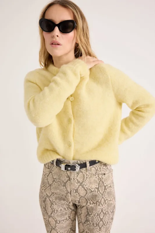 Cardigan Scott jaune sold by Balzac Paris