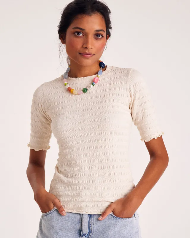Top Luz ecru made by Balzac Paris
