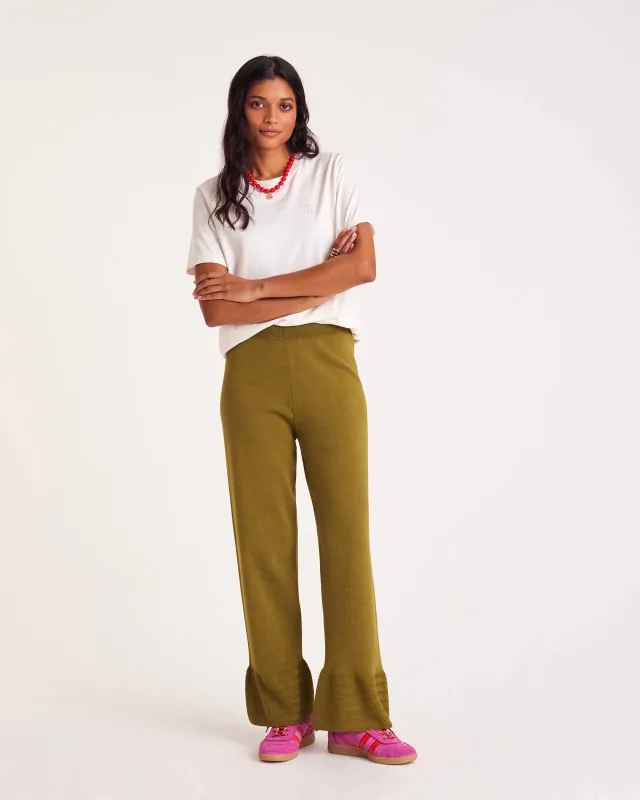 Green Leon pants sold by Balzac Paris