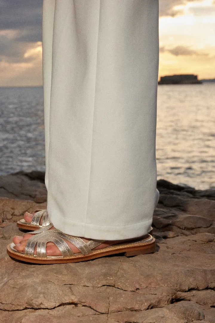 Golden Reverie sandals sold by Balzac Paris