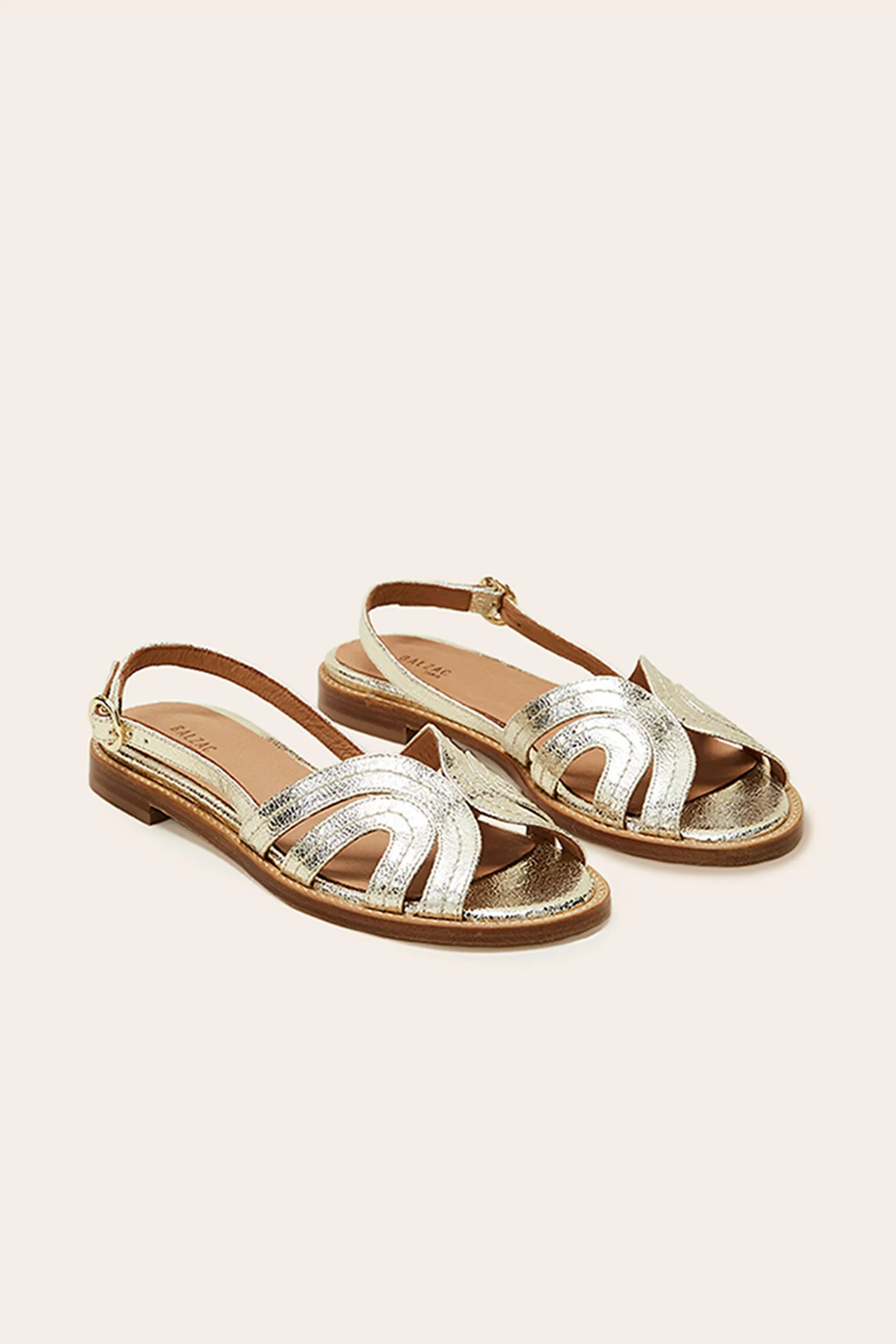 Golden Reverie sandals sold by Balzac Paris product image thumbnail 2