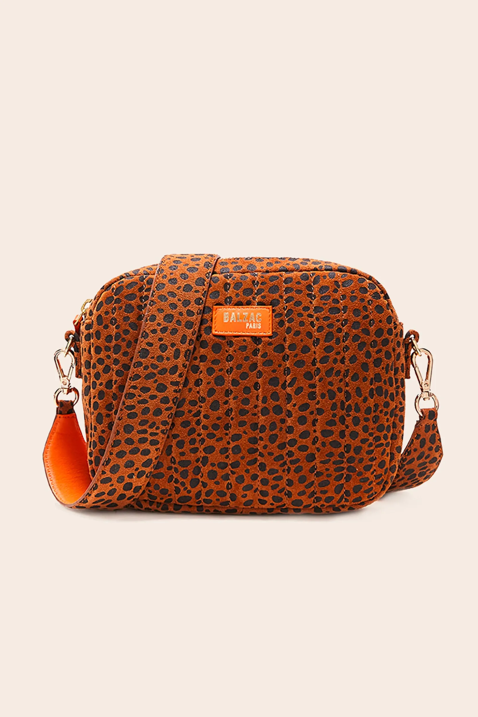 Sac César guépard et orange sold by Balzac Paris