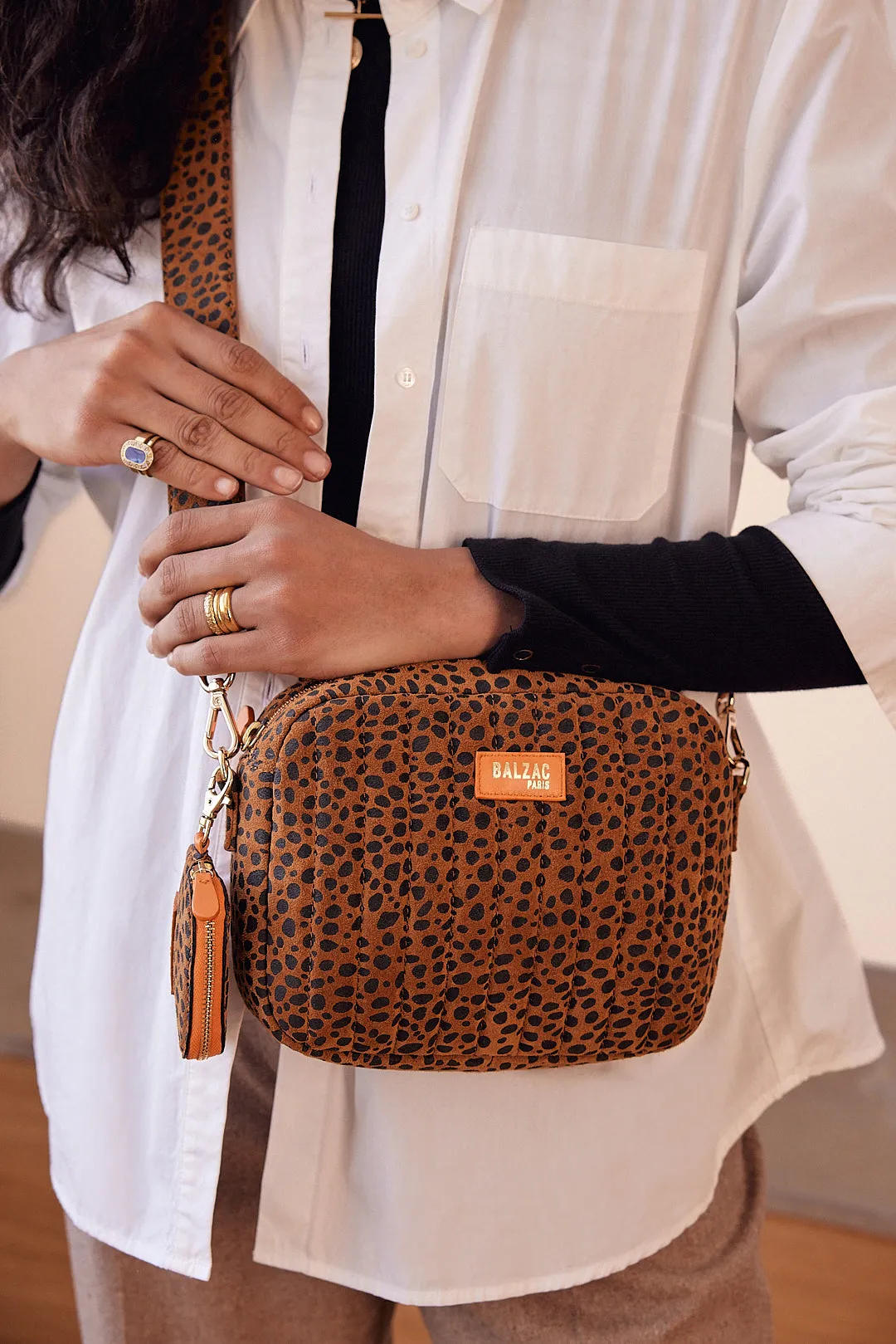 Sac César guépard et orange sold by Balzac Paris product image thumbnail 2