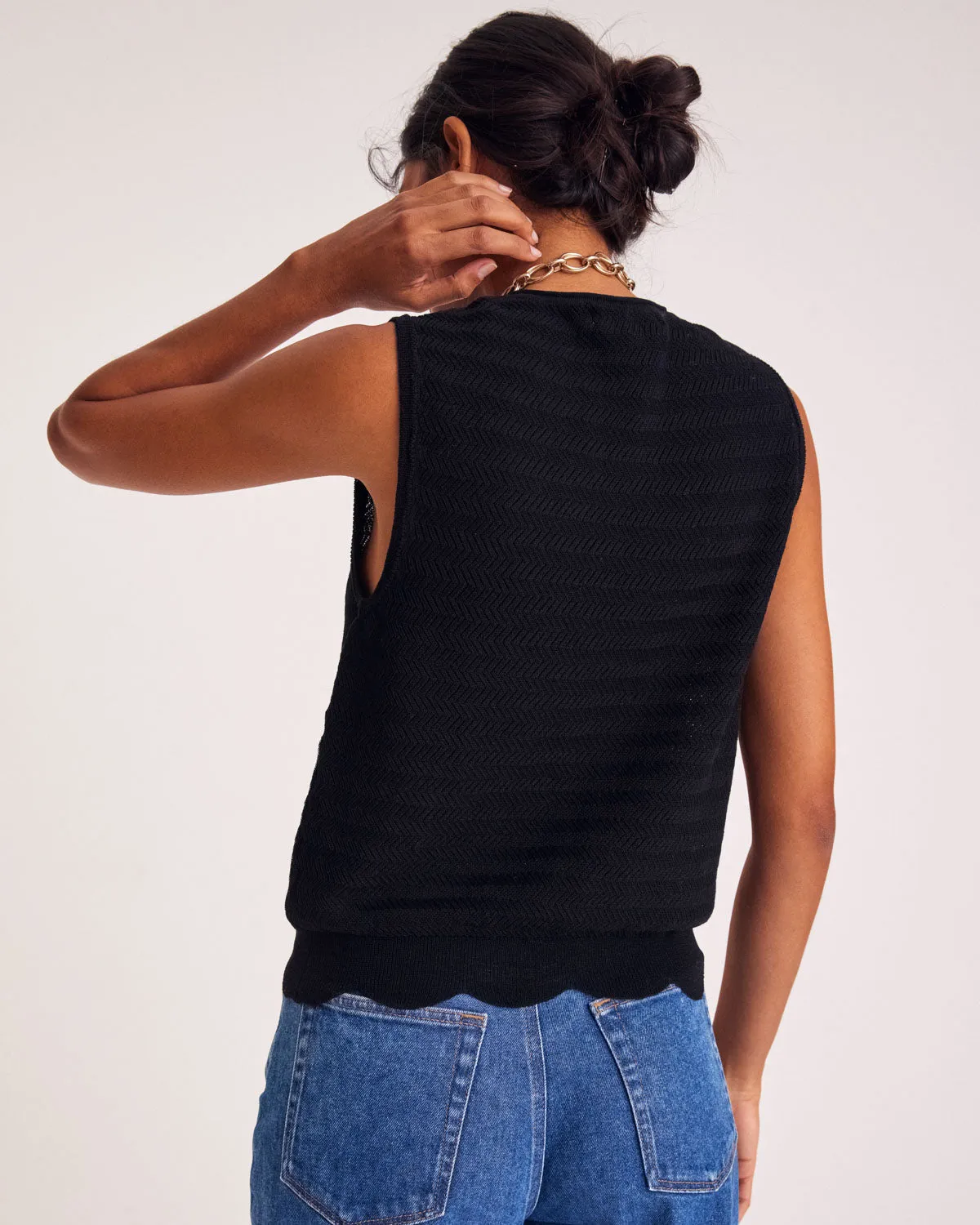 Black Micaelo top sold by Balzac Paris product image thumbnail 2
