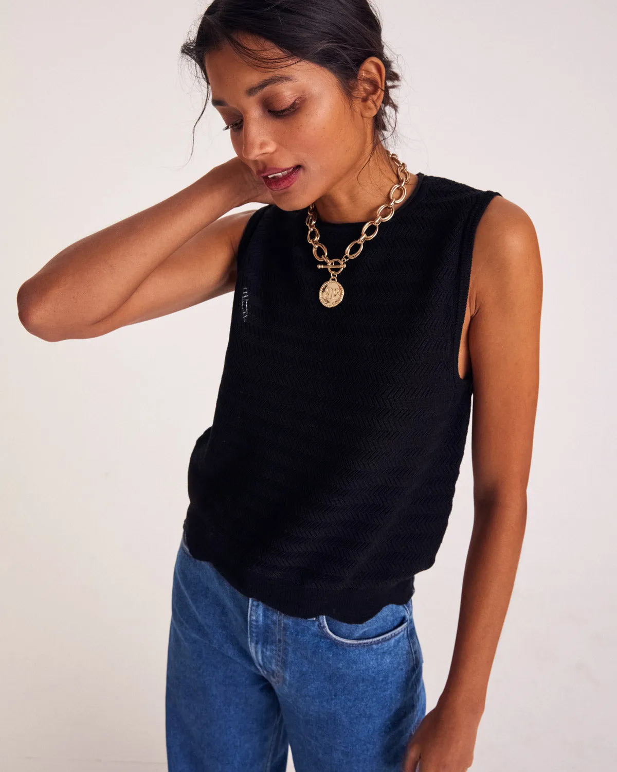 Black Micaelo top sold by Balzac Paris product image thumbnail 5